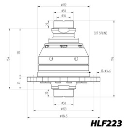 Szpera torsen Blackline BMW E46 E39 E60 E90 E92