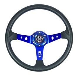 Kierownica Evolution X - PU niebieska