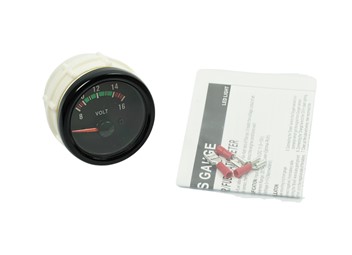 Zegar woltomierz volt VDO look