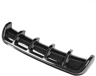 Uniwersalna dokładka pod tylny zderzak - carbon