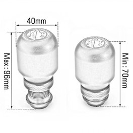 Gałka zmiany biegów regulowana Epman / szara