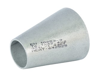 Redukcja nierdzewna stożek 76,1x42,4/2 304L