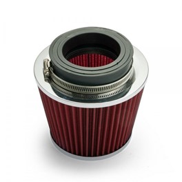 Stożkowy filtr powietrza 102/89/76 Czerwony