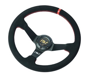 Kierownica zamszowa RBS Technology 350 / 90