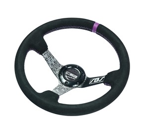 Kierownica zamszowa RBS Technology 340 / 80