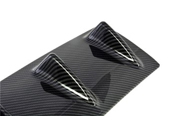 Uniwersalna dokładka pod tylny zderzak - carbon