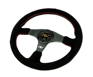 Kierownica zamszowa RBS Technology 350 / 0