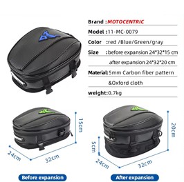 Tankbag torba na zbiornik Motocentric / szary