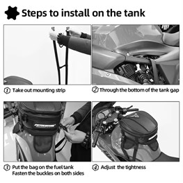 Tankbag torba na zbiornik Motocentric / szary