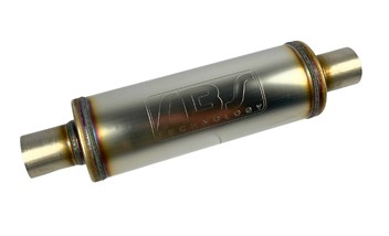 Tłumik przelotowy okrągły RBS Technology 2,5" C/C