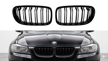 Nerki grill BMW E90 E91 Gloss Black 09-12