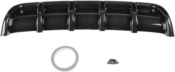 Uniwersalna dokładka pod tylny zderzak - carbon