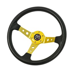 Kierownica Evolution X - PU złota