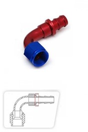 Końcówka 90' AN8 Push-on