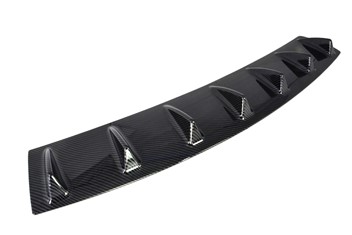 Uniwersalna dokładka pod tylny zderzak - carbon