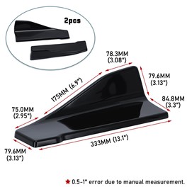 Dokładki do tylnego zderzaka / progów 33,5cm