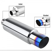 TŁUMIK KOŃCOWY PRZELOTOWY SMOKE TIP 70MM