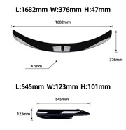 Dokładka do zderzaka BMW E90/91 M-pakiet przedlift