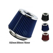 Stożkowy filtr powietrza 102/89/76 Niebieski