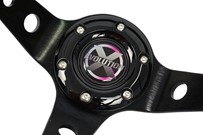 Kierownica sportowa Evolution X - PU Czarna