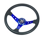 Kierownica Evolution X - PU niebieska