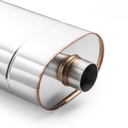 Tłumik przelotowy RM Motors 304SS 63 / 400mm