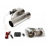 Przepustnica do wydechu Y-pipe / dwa motylki 2,25"