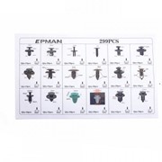 Zestaw spinek montażowych 299szt