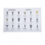 Zestaw spinek montażowych 415szt