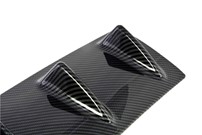 Uniwersalna dokładka pod tylny zderzak - carbon