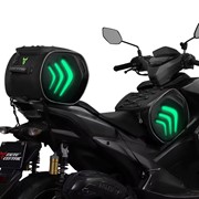 Kufer na siedzenie Motocentric / Zielony