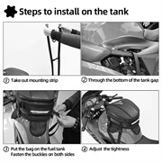 Tankbag torba na zbiornik Motocentric / szary