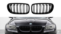 Nerki grill BMW E90 E91 Gloss Black 09-12