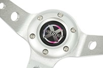 Kierownica Evolution X - PU srebrna