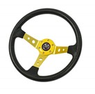 Kierownica Evolution X - PU złota