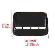 Wlot powietrza na maskę uniwersalny Typ.3