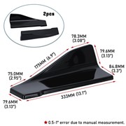 Dokładki do tylnego zderzaka / progów 33,5cm